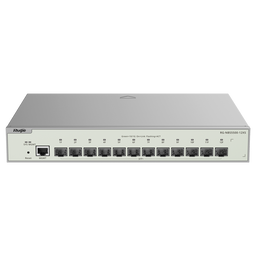 Reyee Switch Cloud Layer  3 -  12x SFP+ 10Gbps + 1x Mgmt - VCS/Static Routing/RIP/OSPF - Static LAG/DHCP Snoop/DHCP SERVER/IGMP Snoop - VLAN/Port Isolation/STP/RSTP/ACL/QoS - Montaggio su rack