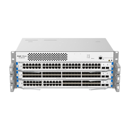Reyee Switch Layer L3 modulare - 3 Slot di Espansione (dimensione totale di 4U) - Fino a 144 porte GE / 144 SFP GE / 48 SFP+ - Static LAG/DHCP Snooping/IGMP Snooping/Port Mirroring - VLAN/Porta Isolation/STP/RSTP/ACL/QoS/802.1X - Server DHCP/...