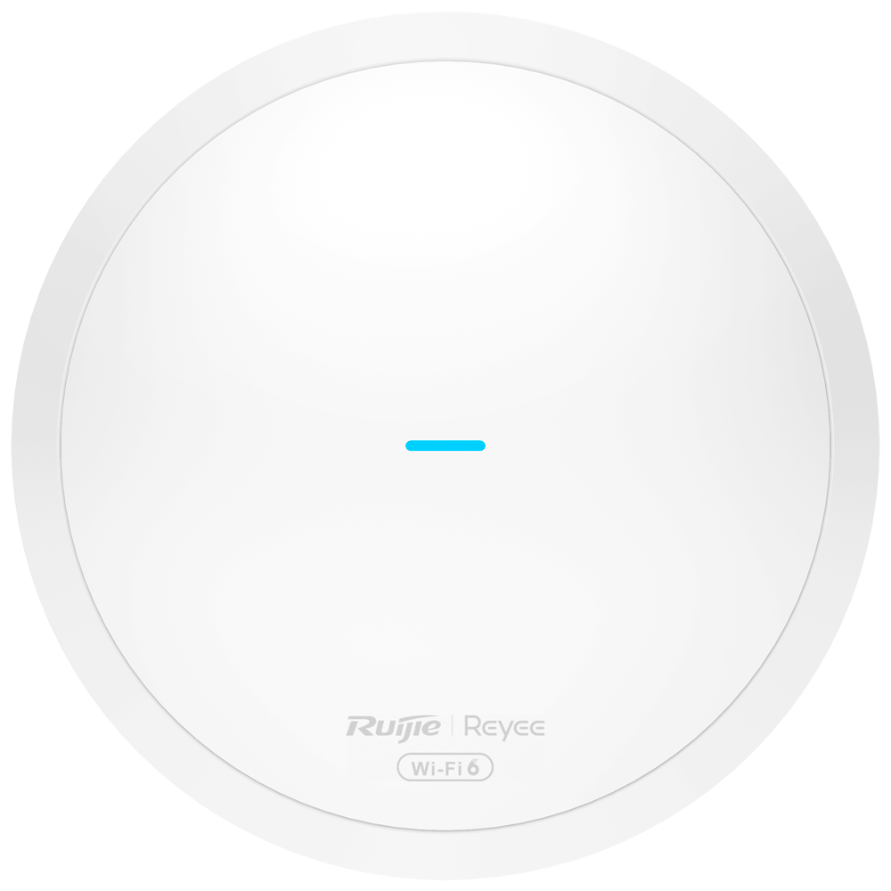 Reyee - AP Omnidirezionale  Wi-Fi 6 - Frequenza 2.4 e 5 GHz / 80MHz Larghezza di Banda - Supporta 802.11a/b/g/n/ac/ax - Prestazioni Wi-Fi fino a 1800 Mbps - Antenne MU-MIMO 2x2 in 2.4GHz