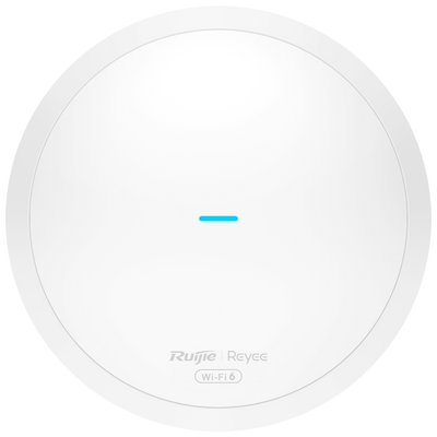 Reyee - AP Omnidirezionale  Wi-Fi 6 - Frequenza 2.4 e 5 GHz / 80MHz Larghezza di Banda - Supporta 802.11a/b/g/n/ac/ax - Prestazioni Wi-Fi fino a 1800 Mbps - Antenne MU-MIMO 2x2 in 2.4GHz