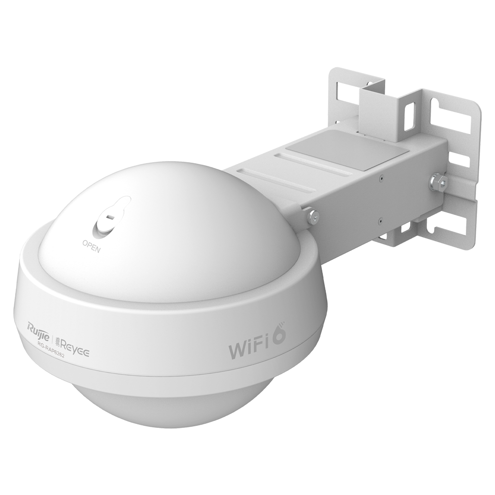 Reyee - AP Omnidirezionale per esterni IP68 Wi-Fi 6 - Frequenza 2.4 e 5 GHz - Supporta 802.11a/b/g/n/ac/ax - Velocità di trasmissione fino a 3000 Mbps / 160MHz - Antenne MU-MIMO 2x2:2 2.4GHz
