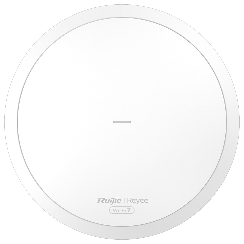 Reyee - AP Omnidirezionale  Wi-Fi 7 - Frequenza 2.4 e 5 GHz / 160MHz Larghezza di Banda - Supporta 802.11a/b/g/n/ac/ax/be - Prestazioni Wi-Fi fino a 3600 Mbps - Antenne MU-MIMO 2x2 in 2.4GHz