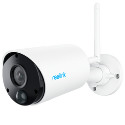 Telecamera WiFi a batteria Reolink - 3MP (2304 x 1296) - IR 10 m / Sirena - Rilevamento PIR di Persone / Veicoli - Audio bidirezionale / Slot MicroSD - Adatta per esterni