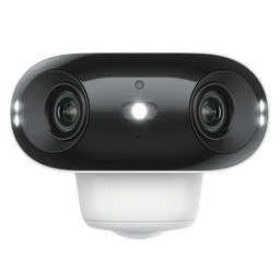 Reolink Telecamera WiFi a Batteria Argus B740X - 8MP (5120x1440) | Visione 180º a Doppia ottica - WiFi Doppio / Modalità Color Night - Rilevamento PIR di Persone / Veicoli / Animali domestici - Audio bidirezionale / Slot MicroSD - Adatta per esterni