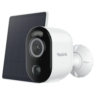 FENIVA | Reolink Telecamera WiFi a batteria B330 - 5MP (2880x1616) - WiFi dual-band 2,4 GHz e 5 GHz - Rilevamento tramite AI di persone, veicoli e animali - Audio bidirezionale / Slot MicroSD - Adatta per esterni