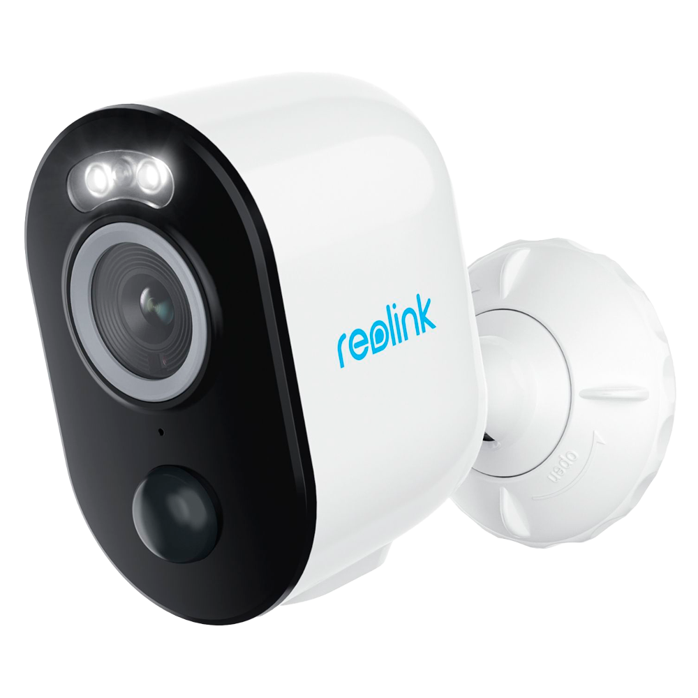 Reolink Telecamera Wifi Dual-Band Lumus Series E430 - 4MP (2560x1440) - IR 10 m | Night Color - Rilevamento PIR Persone / Animali domestici / Veicoli - Audio bidirezionale / Slot MicroSD - Adatta per esterni