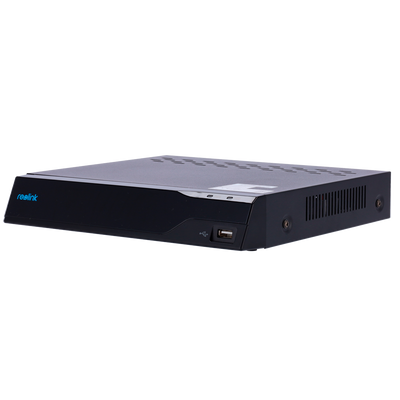 Reolink NVR 8 canali PoE  - Supporta telecamere fino a 12MP - Rilevamento di Persone / Animali domestici / Veicoli - e-SATA - 2TB HDD - Adatta per interni