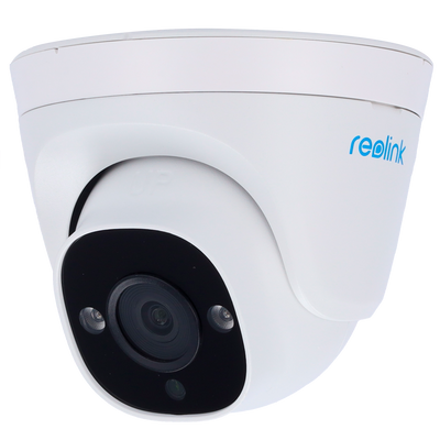Reolink Telecamera IP PoE P324 - 5MP Super HD (2560x1920) - IR 30 m / PoE - Rilevamento di Persone / Veicoli - Audio bidirezionale / Slot MicroSD - Adatta per esterni