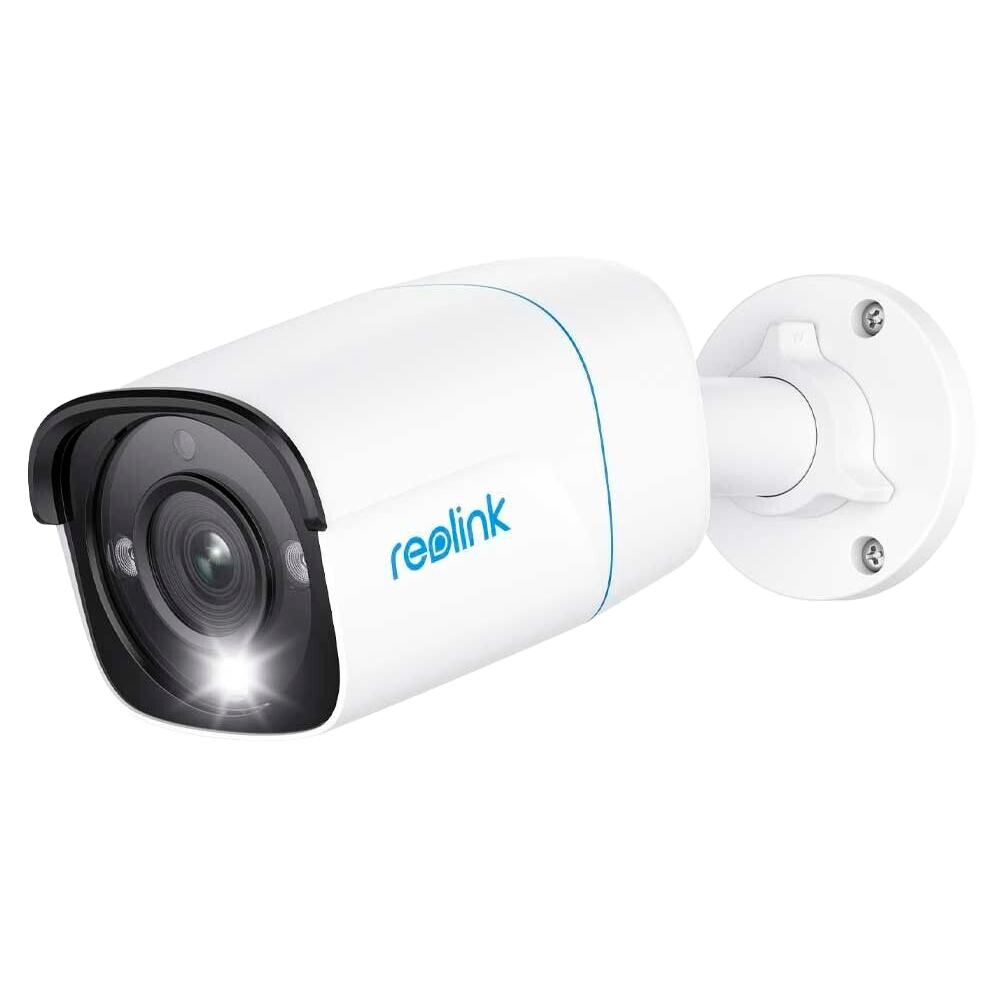 Reolink Telecamera IP PoE P330 - 8MP (3840x2160) - IR 30 m / PoE - Rilevamento di Persone / Veicoli - Audio bidirezionale / Slot MicroSD - Adatta per esterni