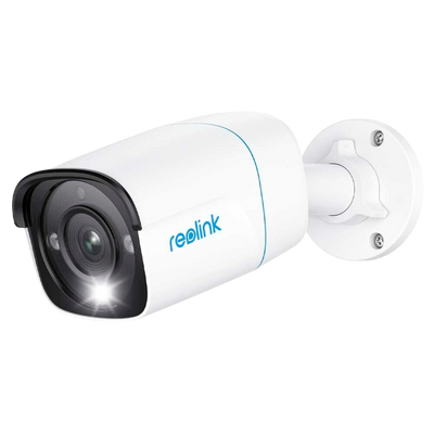 Reolink Telecamera IP PoE P330 - 8MP (3840x2160) - IR 30 m / PoE - Rilevamento di Persone / Veicoli - Audio bidirezionale / Slot MicroSD - Adatta per esterni