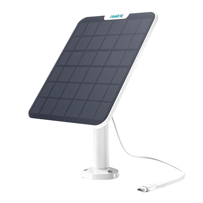 Reolink Pannello Solare 2 - Potenza 6W - Efficiente - Facile installazione - Compatibile con le telecamere Reolink - Adatta per esterni