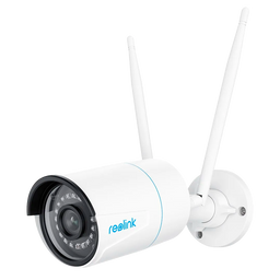 Reolink Telecamera WiFi Dual Band W320 - 5MP Super HD (2560 x 1920) - IR 30 m - Rilevamento di Persone / Veicoli - Audio bidirezionale / Slot MicroSD - Adatta per esterni