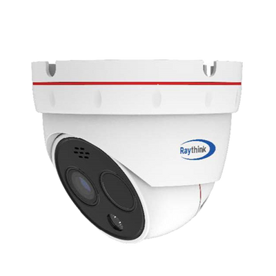 Telecamera termica IP Raythink serie FC1 - Sensore termico VOx FPA 256x192 12μm | Ottica 3.2mm - Sensore visibile 1/2.8" CMOS | 5Mpx | Ottica 4mm - Sensibilità termica ≤40mK - Intervallo di misurazione della temperatura -20ºC~550º/±2ºC o ±2% ...