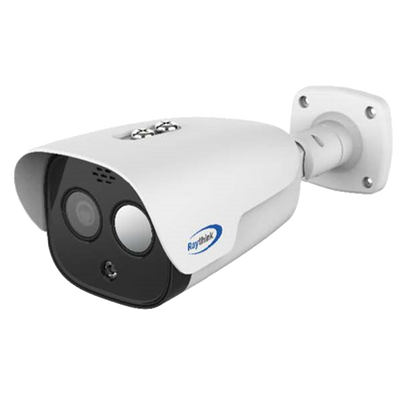 Telecamera termica IP Raythink serie FC2 - Sensore termico VOx FPA 256x192 12μm | Ottica 3.2mm - Sensore visibile 1/2.8" CMOS | 5Mpx | Ottica 4mm - Sensibilità termica ≤40mK - Intervallo di misurazione della temperatura -20ºC~550º/±2ºC o ±2% ...