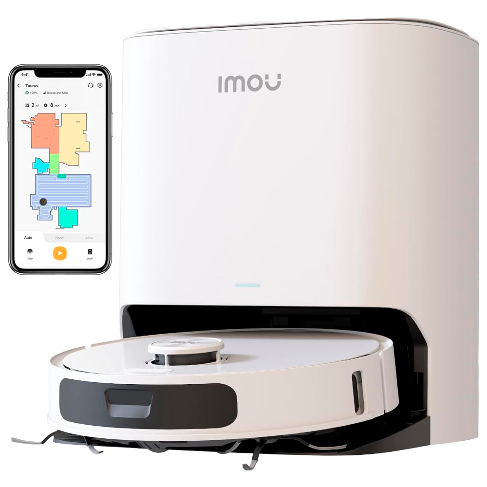 Imou Robot Aspirapolvere RV3 - 8500Pa / 6400 mAh - Spazza