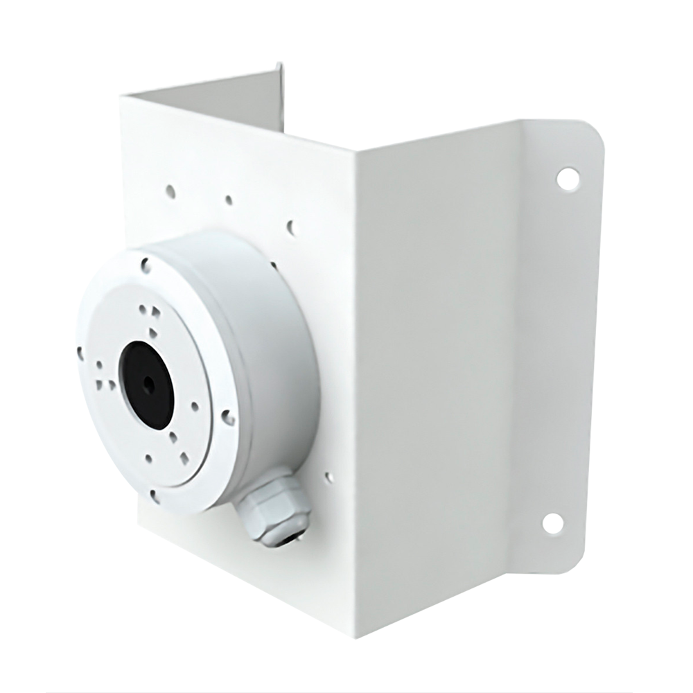 Staffa da soffitto Safire Smart - 215 (I) x 215 (La) x 121.4 (Lu) mm - Diametro base per telecamere 117.9 mm - Adatto per esterni - Colore bianco - Fabbricato in lega di alluminio