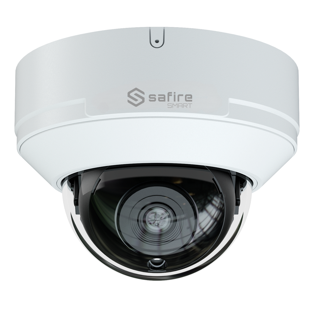 FENIVA | Safire Smart - Telecamera Dome 4 in 1 Gamma E1 -  2 Mpx (1920x1080) , 1/2.8" CMOS Starlight - Ottica 2.8 mm | Portata IR 20 m - DWDR, HLC, BLC, AGC - Waterproof IP67, Antivandalo IK10