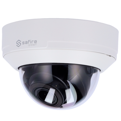 Safire Smart - Telecamera Dome IP gamma I1 IA Avanzata - Risoluzione 6 Megapixel (3296×1856) - Ottica Motorizzata 2.8-12 mm | Microfono | IR 50m - IA Avanzata:persone