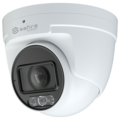 FENIVA | Safire Smart telecamera Turret IP gamma I1 con AI-ISP - Sensore 1/1.79" grande apertura F1.0 Night Color X - Risoluzione 4 Mpx (2688x1520) | MicroSD 1TB - Ottica 2.8~12 mm | Microfono integrato | LED 30m - IA:Classificazione di persone e veic...