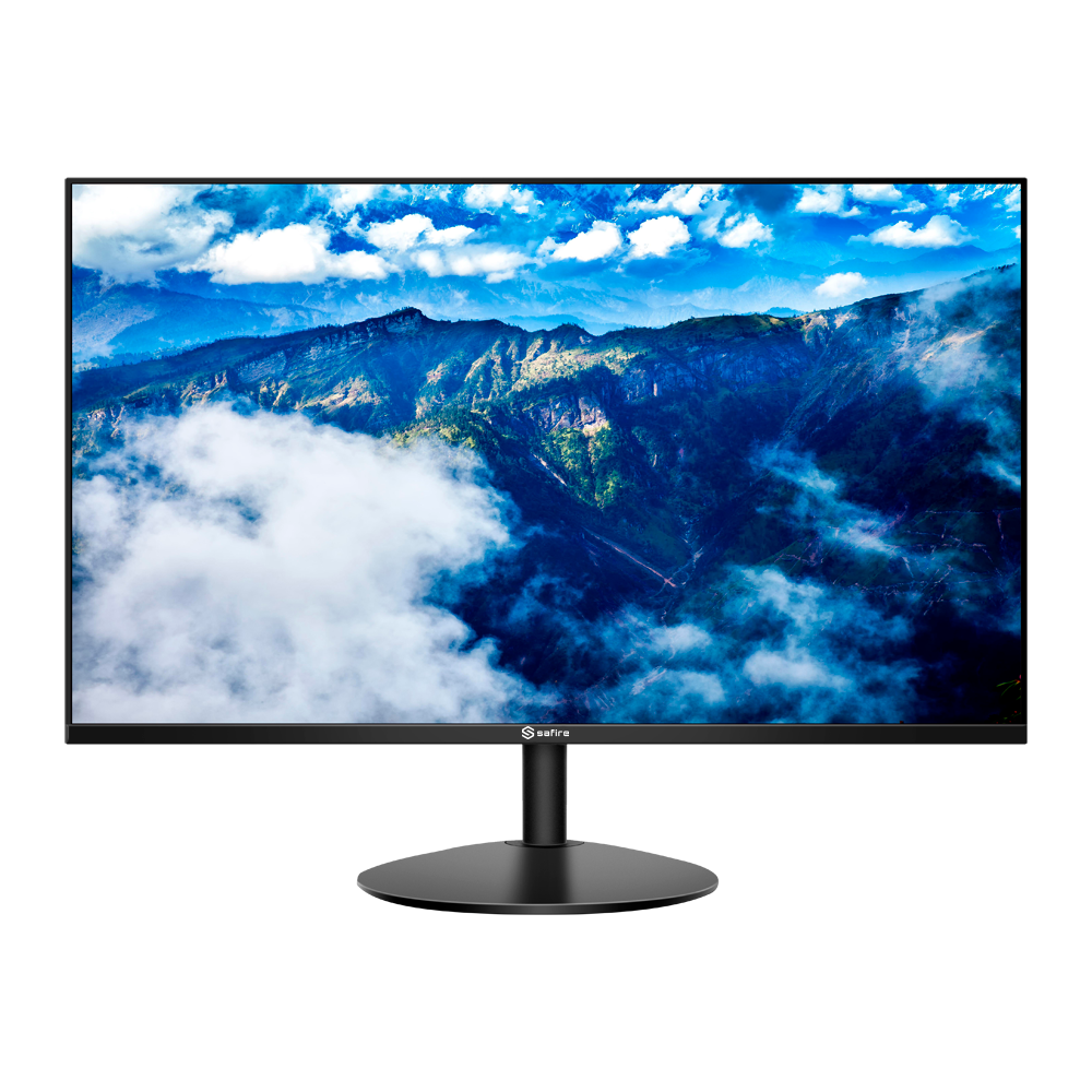 Monitor SAFIRE LED 27" - Progettato per la videosorveglianza 24/7 - Risoluzione Full HD (1920x1080) [%VAR%] - Formato 16:9 - Ingressi: 1xHDMI