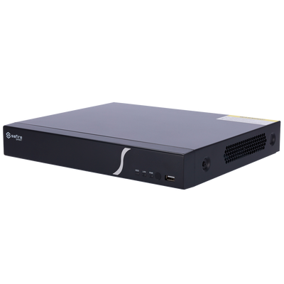 Safire Smart - Videoregistratore NVR per telecamere IP gamma B2 - 4CH video / 4 Porte PoE / Compressione H.265+ - Risoluzione fino a 8Mpx / Larghezza di banda 80Mbps - Uscita HDMI 4K e VGA / 1HDD - Rilevamento dei volti / Ricerche intelligenti