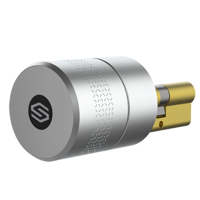 Serratura intelligente Bluetooth Safire - Cilindro europeo motorizzato 35x35 mm - Aggiunta utenti ospiti da remoto - Adatta per case vuote