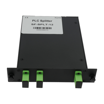 FENIVA | Splitter ottico PLC ad alta precisione - Configurazione 1x2 (1 ingresso, 2 uscite) - Fibra monomodale G657A2 ad alte prestazioni - Connettori SC APC a bassa perdita integrati - Formato modulare, compatto e robusto - Superficie esterna protett...