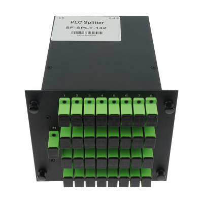 FENIVA | Splitter ottico PLC ad alta precisione - Configurazione 1x32 (1 ingresso, 32 uscite) - Fibra monomodale G657A2 ad alte prestazioni - Connettori SC APC a bassa perdita integrati - Formato modulare, compatto e robusto - Superficie esterna prote...
