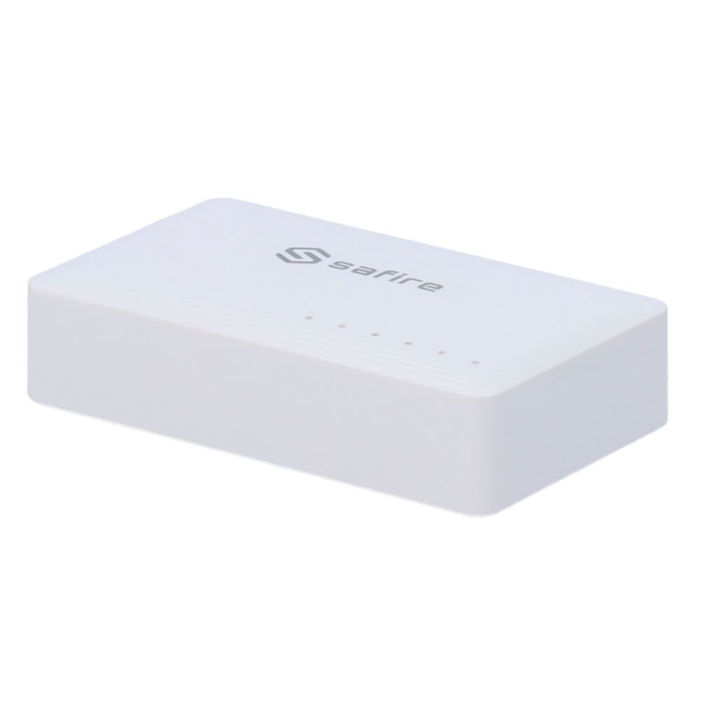 Safire - Switch da tavolo - 5 porte Gigabit - Velocità 10/100/1000 Mbps - Plug &amp; Play - Tecnologia di risparmio energetico