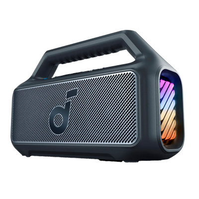 Altoparlante portatile Soundcore by Anker - 1 Subwoofer e 2 Tweeter - Suono di 80W | Tecnologia BassUp™ 2.0 - 24 Ore di riproduzione -  Frequenza sonora 50 Hz～20 kHz - Waterproof IPX7 | Colore nero