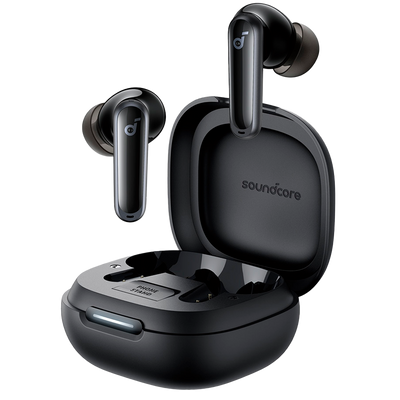 Auricolari wireless P40i Soundcore - 12 ore di riproduzione  - Cancellazione adattiva del rumore - 6 microfoni - Personalizzazione tramite l'app Soundcore - Resistenti all'acqua IPX5