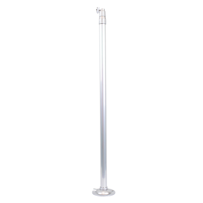 Soporte de techo para cámaras - Soporte extensible - Longitud 75 ~ 150 mm - Diámetro de la base 105 mm  - Metal - Color gris