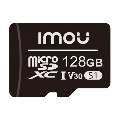 Imou Scheda Micro SD Classe 10 128GB - Compatibile con le telecamere di videosorveglianza - Classe 10 / V30 - Uso in ambienti interni - In plastica - Installazione semplice