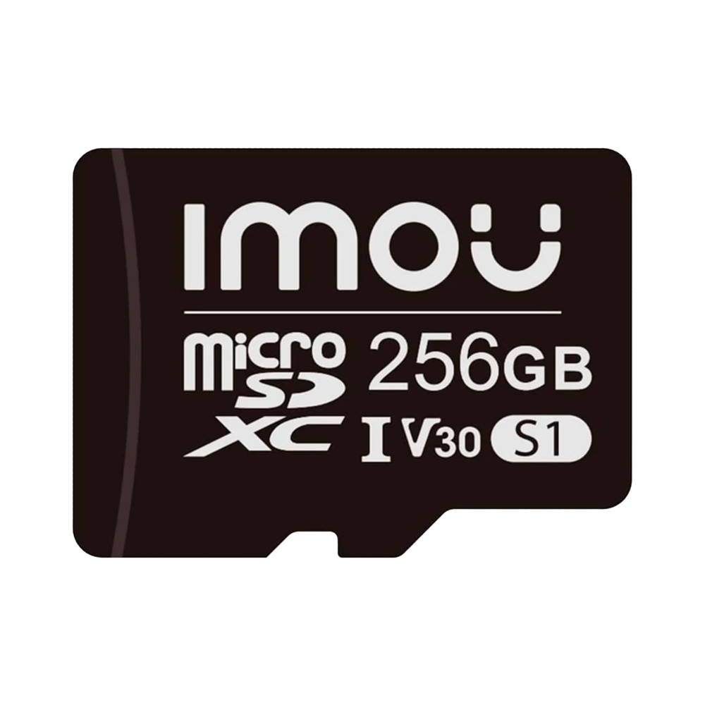 Imou Scheda Micro SD Classe 10 256GB - Compatibile con le telecamere di videosorveglianza - Classe 10 / V30 - Uso in ambienti interni - In plastica - Installazione semplice