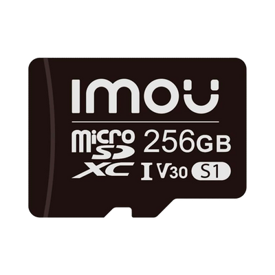 Imou Scheda Micro SD Classe 10 256GB - Compatibile con le telecamere di videosorveglianza - Classe 10 / V30 - Uso in ambienti interni - In plastica - Installazione semplice