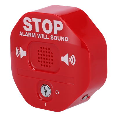 FENIVA | Sirena autonoma per porte di emergenza  - Notifica accessi e uscite non autorizzati - Design ad alta visibilità e dall’effetto deterrente - Installazione semplice e molto versatile - Modalità di funzionamento flessibili
