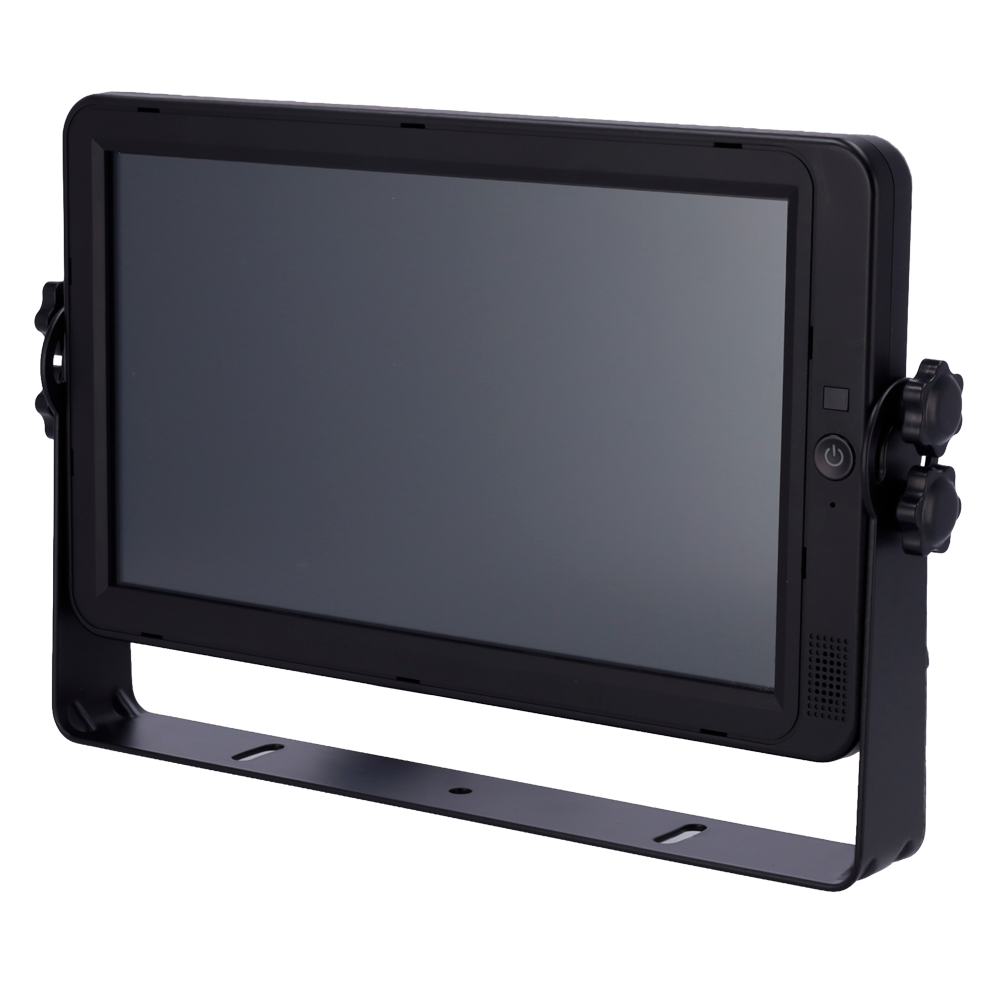 Monitor wireless per telecamera da gru - Compatibile con pedale di controllo - Supporta 4 telecamere - Registrazione su memoria Micro SD - 10 pollici