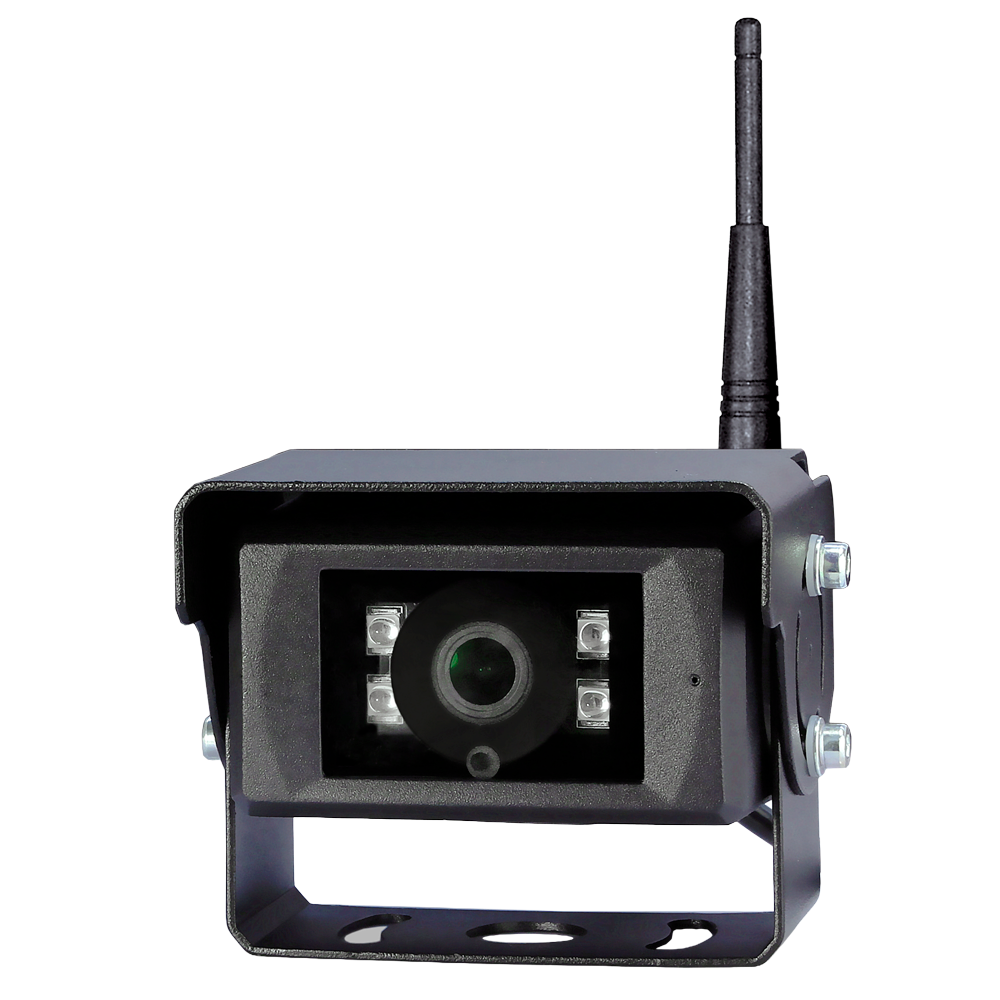 Telecamera wireless per veicoli - Protezione IP69K - Risoluzione 2MPx - Visione notturna 4 IR fino a 8~10m - Alimentazione 10V ~32V - Antivibrazioni ISO 16750-3 (5.9G)