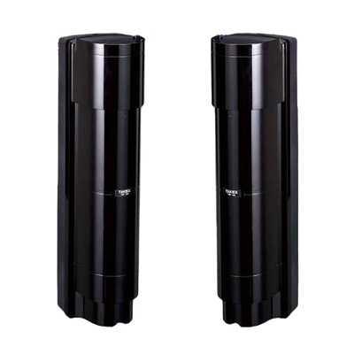 Rilevatore di barriera a infrarossi - Compatibile con il trasmettitore radio - Cablaggio | 4 raggi | Funzione AND e OR - Distanza max. di rilevamento 100 m (regolabile) - Doppio Tamper | Uscita allarme - Alimentazione a batterie