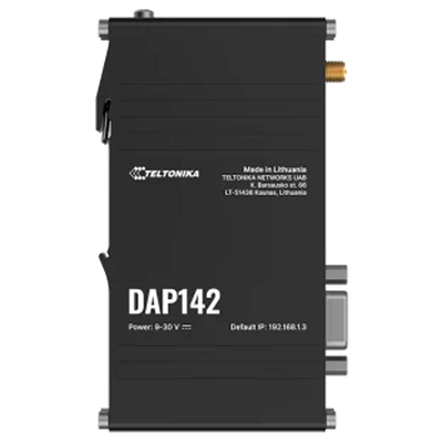Teltonika Access Point Industriale - 2 porte Ethernet RJ45 Fast Ethernet - Porta Seriale RS232 - Wi-Fi 802.11b/g/n 2.4GHz - Alloggiamento in Alluminio