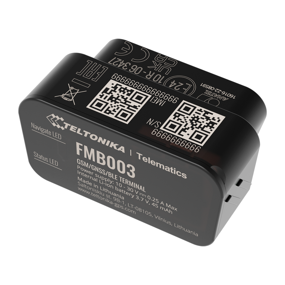 Tracker Plug &amp; Play per veicoli - Collegamento OBD - Installazione rapida e accessibile - 2G e BLE per TK-EYE - Nano-SIM - Lettura dei parametri OEM