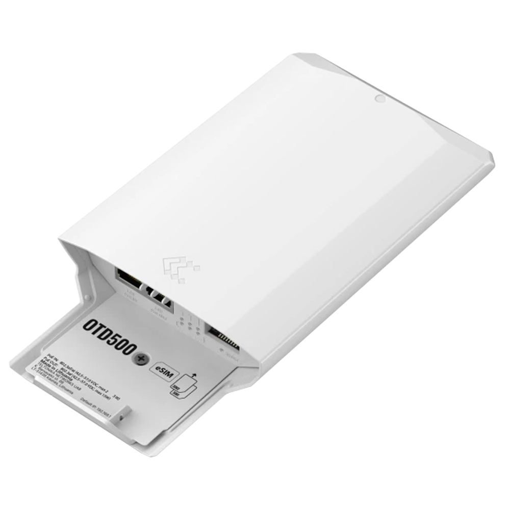 Teltonika Router 5G Industrial Outdoor - 2 porte Ethernet RJ45 Gigabit Ethernet - 5G fino a 3.4Gbps - Alimentato da PoE In 802.3af (42.5 – 57.0 VDC) - Grado di protezione IP55 - Doppio slot SIM