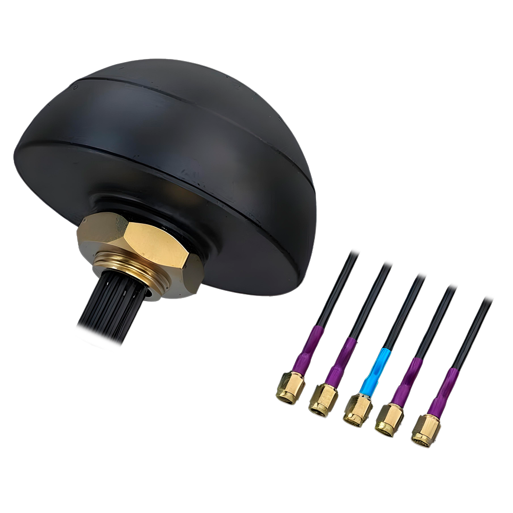 Teltonika Antenna - Antenna Combo Quad (4x LTE MIMO + 1x GNSS) - 5x Connettori maschi SMA di alta qualità - Certificazione per esterni con protezione IP67 - 5x Cavi RG174 integrati da 3 metri