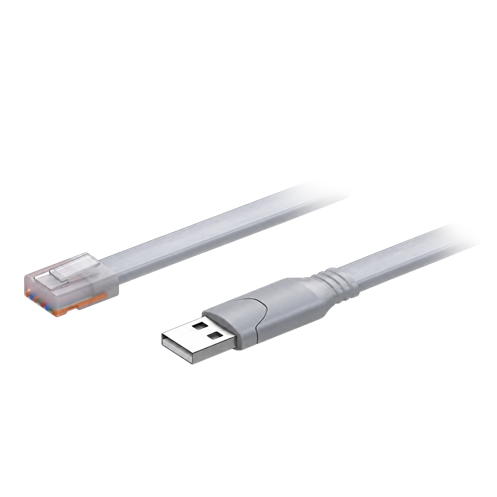 FENIVA | Teltonika - Cavo adattatore da console USB a seriale RJ45 - Chipset FTDI FT232RL e transceiver ZT213 - Livelli di segnale della serie standard RS232 - Connessione USB 2.0 maschio a 8P8C RJ45 maschio - Lunghezza fisica del cavo di 1.8 metri