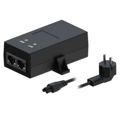 Iniettore PoE passivo - Ingresso/Uscita RJ45 10/100 Mbps - 24V 1A - Distanza massima 100 m - Compatibile con TK-PR1IC860 e TK-PR1ICC60 - Stabilizzato e protetto