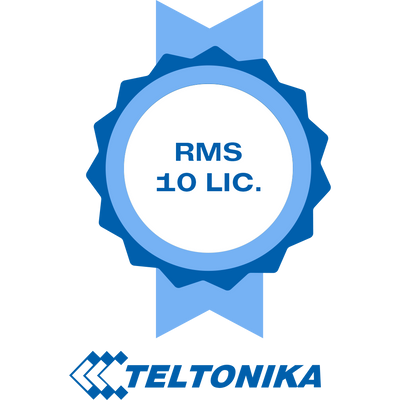 Licenze Piattaforma Teltonika RMS - Pack di 10 Licenze (Crediti) - Monitoraggio remoto Router Teltonika - Configurazione remota Router Teltonika - Gestione Telnet / SFTP / SSH / HTTP / HTTPS - 1 La licenza consente la gestione di 1 router per 1 mese