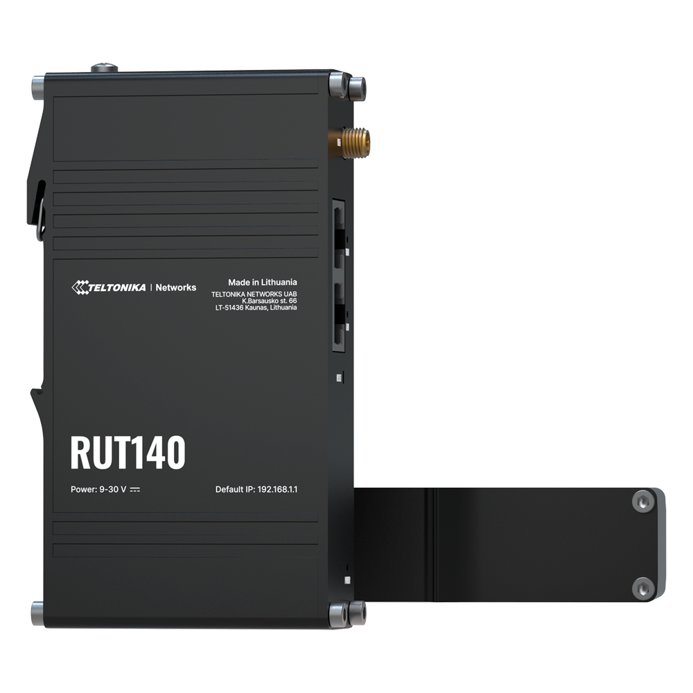 Teltonika Router Industriale - Wi-Fi 4 - 2 porte Fast Ethernet RJ45 - Dimensioni ultracompatte - Alimentazione con PoE passivo