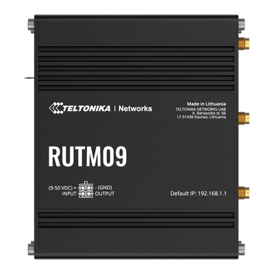 Teltonika Router 4G Industriale - Dual SIM 4G Cat 6 - 1x Ingresso/Uscita Digitale - Posizionamento GNSS - 4 porte Ethernet RJ45 Gigabit - Alloggiamento Alluminio anodizzato