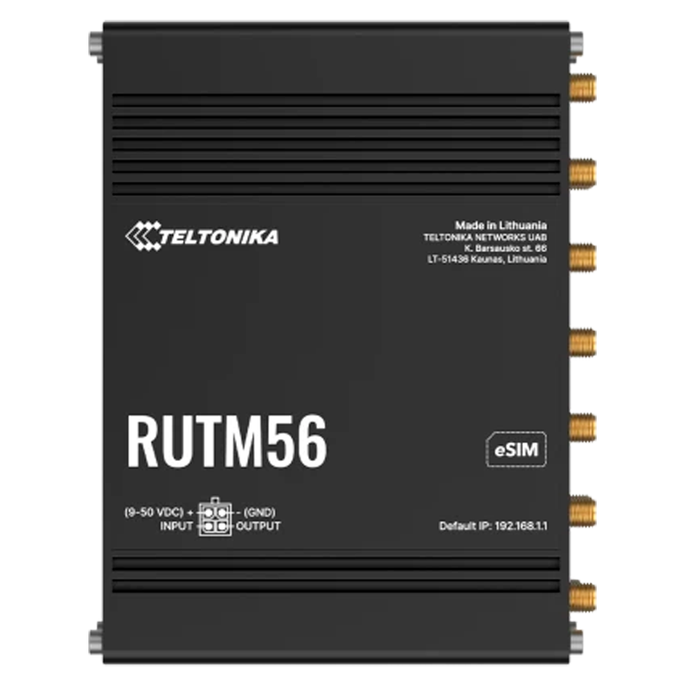 Teltonika Router Industrial 5G - Doble modem (1x Modem 5G 