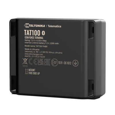 Tracker standalone Teltonika per la sicurezza personale - Batteria interna - Durata della batteria fino a 4 anni - Completamente portatile - 2G e BLE per TK-EYE - Adatto per esterni IP68